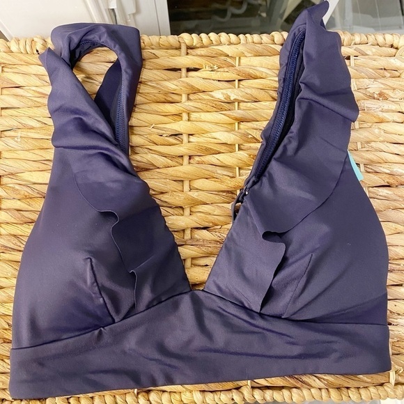 NWT Sea Level Ruched Trim Bikini Top - Picture 6 of 8